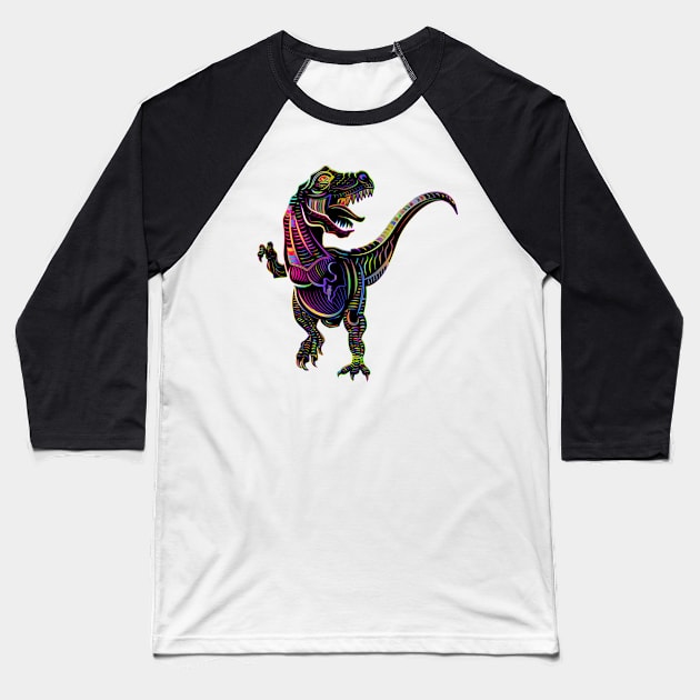 Rex Dinosaur T-shirt & Accessoires gift Baseball T-Shirt by MIRgallery